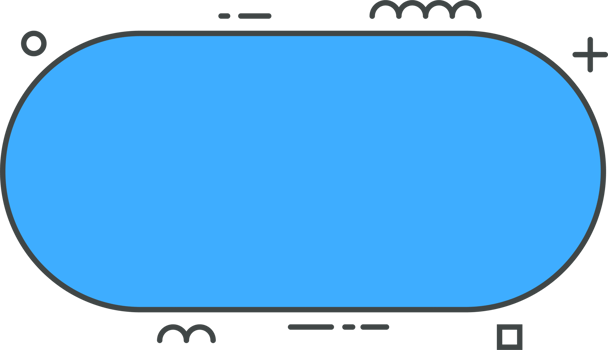 Colored line banner in flat style png