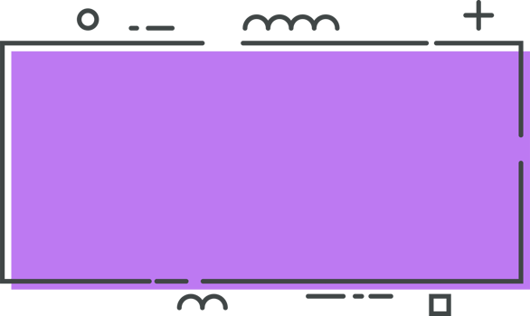 Colored line banner in flat style png