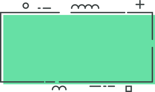 Colored line banner in flat style png