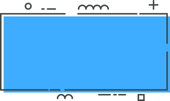 Colored line banner in flat style png