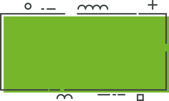 Colored line banner in flat style png