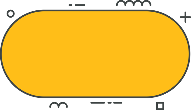Colored line banner in flat style png