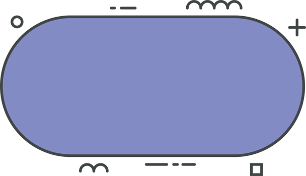 Colored line banner in flat style png