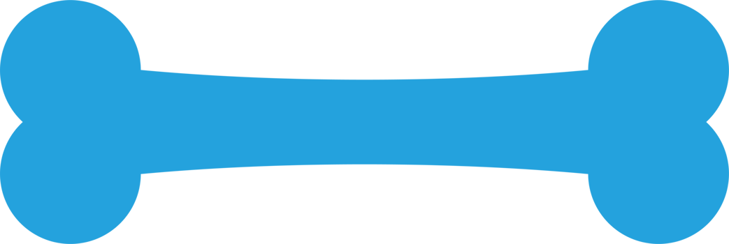 Dog bone icon in flat style png
