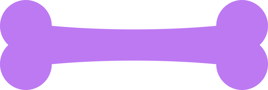 Dog bone icon in flat style png