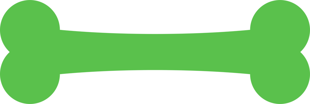 Dog bone icon in flat style png
