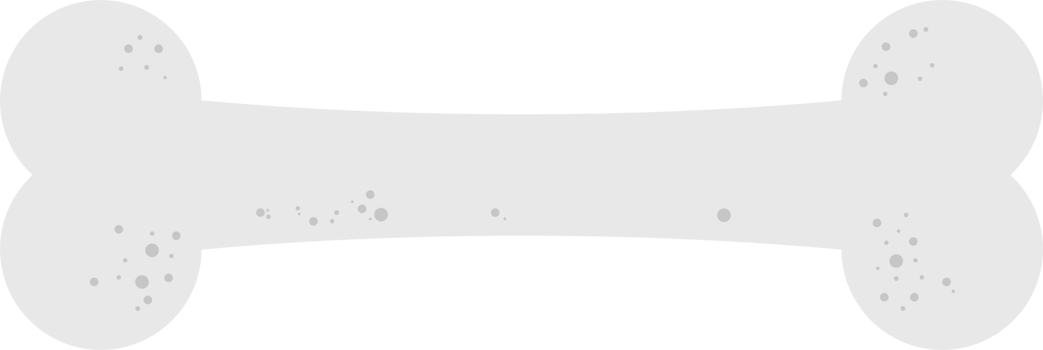 Dog bone icon in flat style png