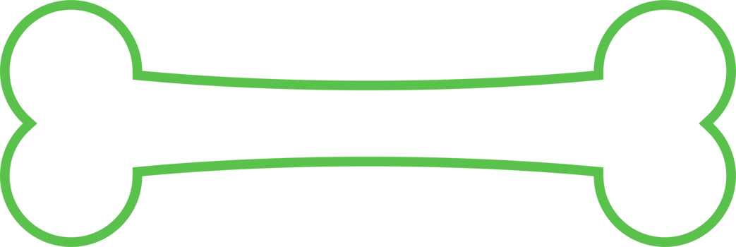 Dog bone icon in flat style png