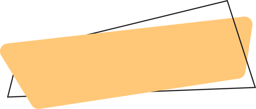 Geometric colored banner in flat style png