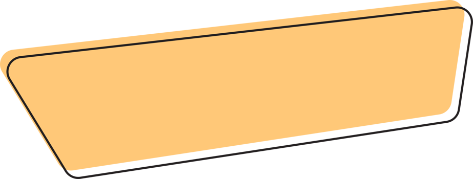 Geometric colored banner in flat style png