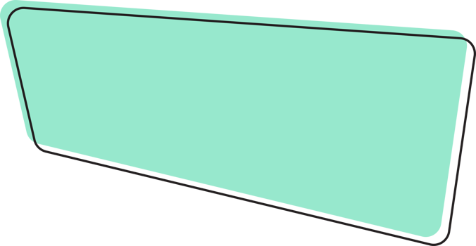 Geometric colored banner in flat style png