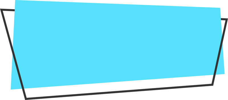 Geometric colored banner in flat style png