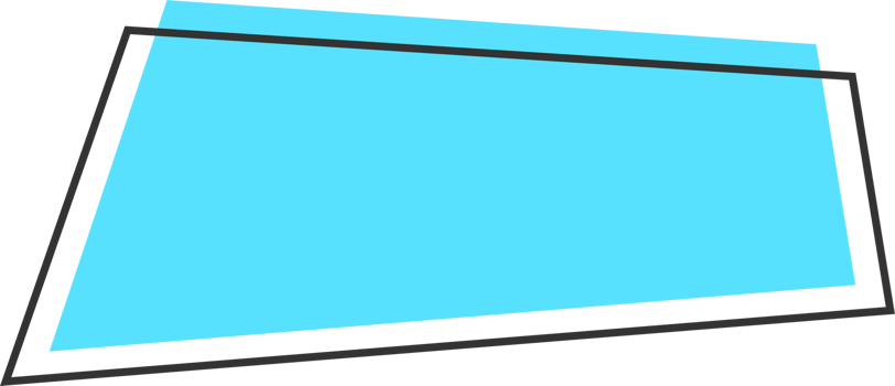Geometric colored banner in flat style png