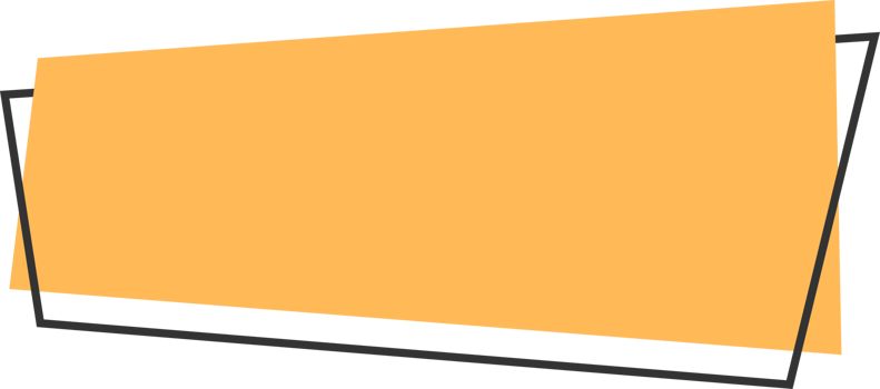 Geometric colored banner in flat style png