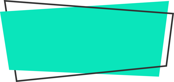 Geometric colored banner in flat style png