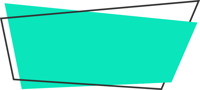 Geometric colored banner in flat style png