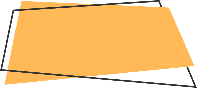 Geometric colored banner in flat style png