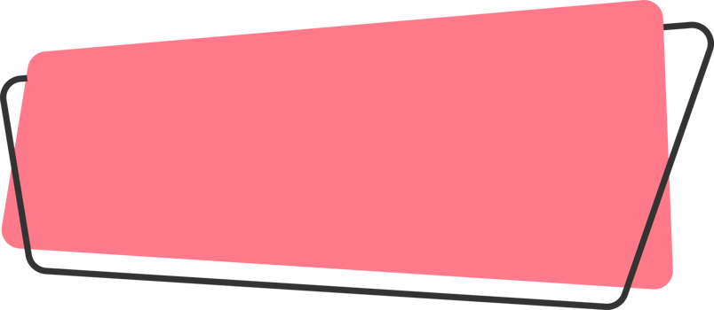 Geometric colored banner in flat style png