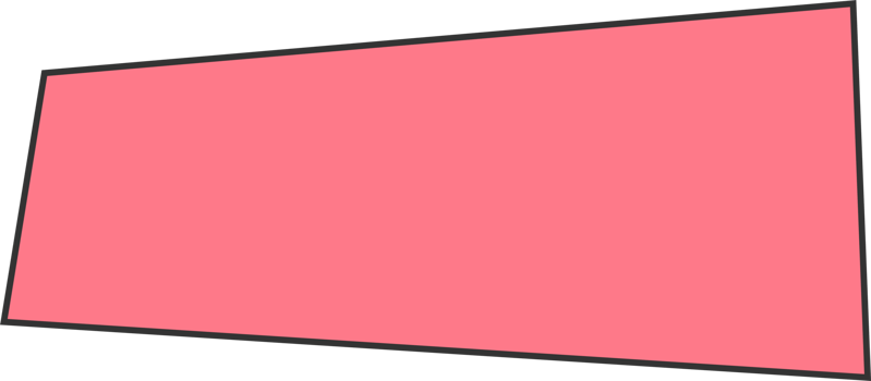 Geometric colored banner in flat style png