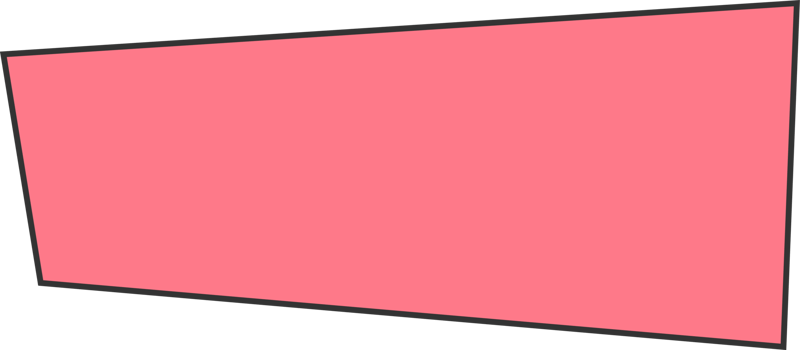 Geometric colored banner in flat style png