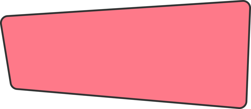 Geometric colored banner in flat style png