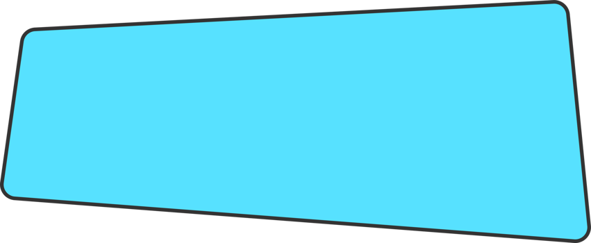 Geometric colored banner in flat style png