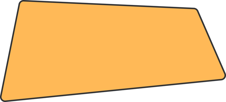 Geometric colored banner in flat style png