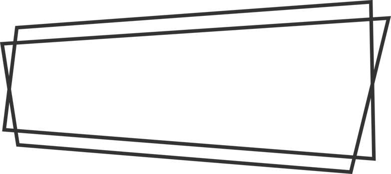 Geometric line banner in flat style png