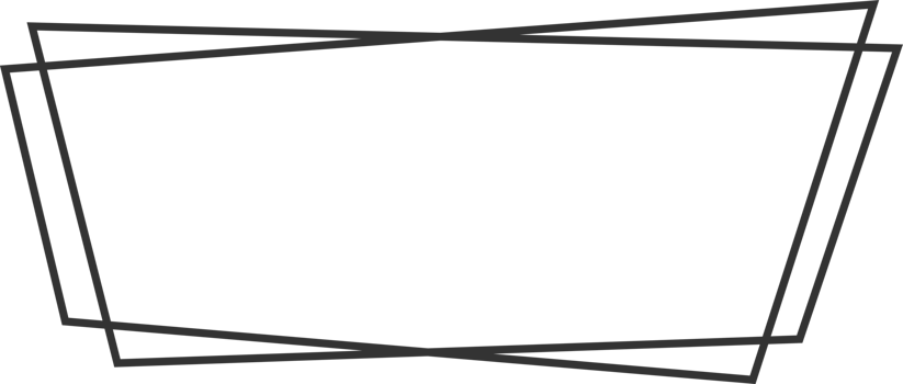 Geometric line banner in flat style png