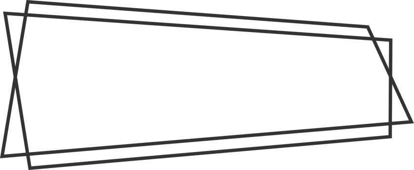 Geometric line banner in flat style png