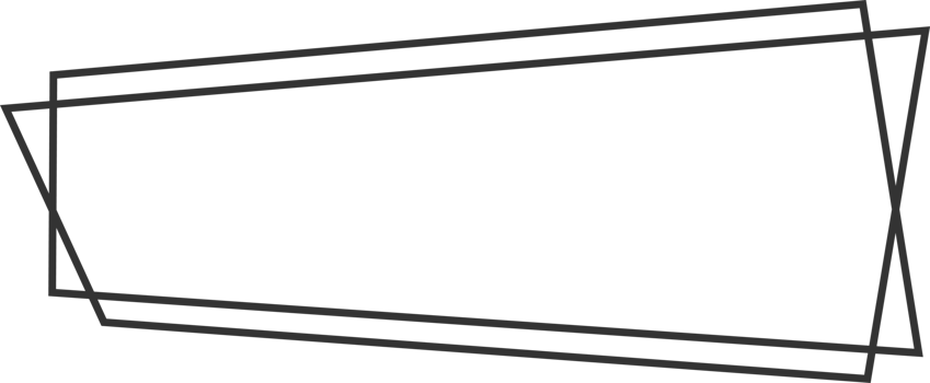 Geometric line banner in flat style png