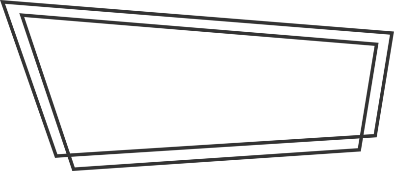 Geometric line banner in flat style png