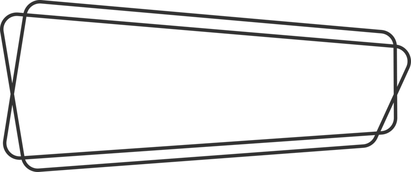 Geometric line banner in flat style png