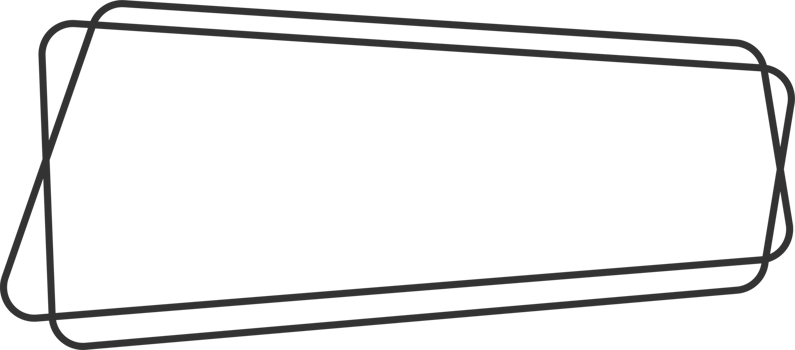 Geometric line banner in flat style png