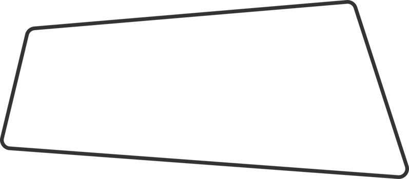 Geometric line banner in flat style png