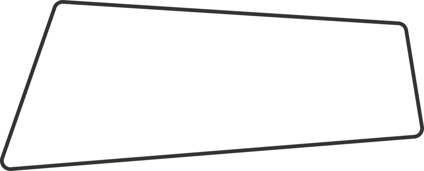 Geometric line banner in flat style png