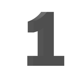 3d number lettering in transparent background png