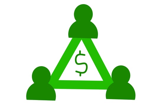 Business Collaboration flat icon isolated on white background element. Business Collaboration flat icon Vector illustration.