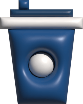 coffee mug 3D icon, drinks 3D icon. png