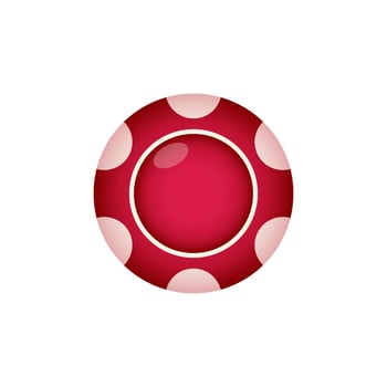 Poker chips shiny icon vector design templates