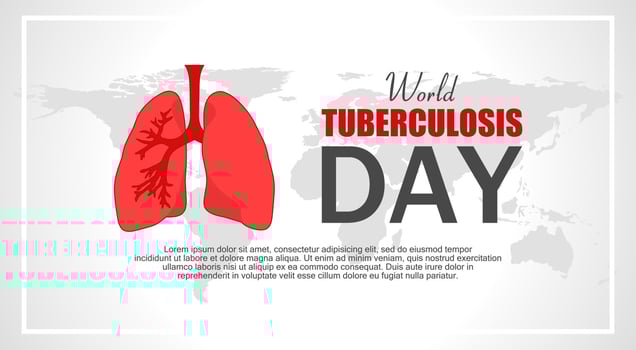 World Tuberculosis day theme template. Vector illustration.