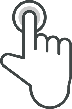 Hand cursor icon clip art png