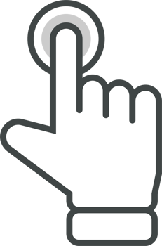 Hand cursor icon clip art png