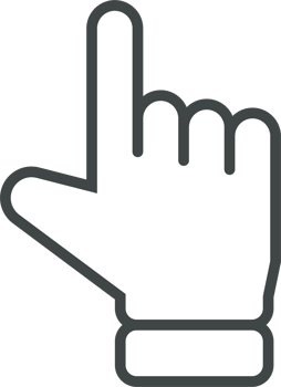 Hand cursor icon clip art png