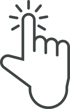 Hand cursor icon clip art png
