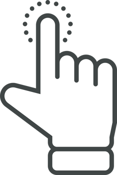 Hand cursor icon clip art png