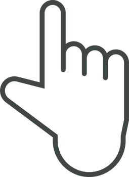 Hand cursor icon clip art png