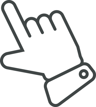 Hand cursor icon clip art png