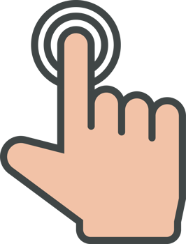 Hand cursor icon clip art png