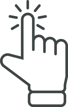 Hand cursor icon clip art png